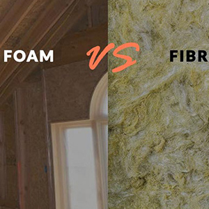 Spray Foam vs Fibre Insulation
