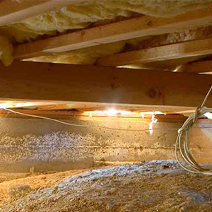 Crawl Space Insulation with Spray Foam