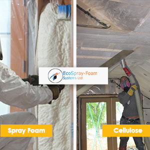 Spray Foam vs Cellulose Insulation